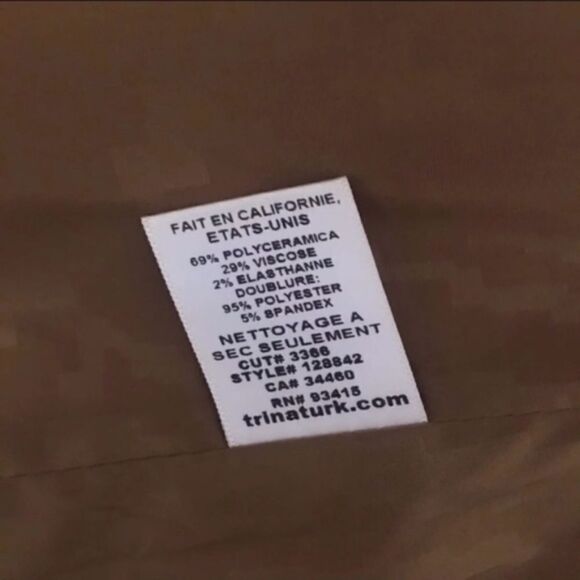 Trina Turk SZ 0 Cap-sleeve button down jacket - Picture 4 of 4